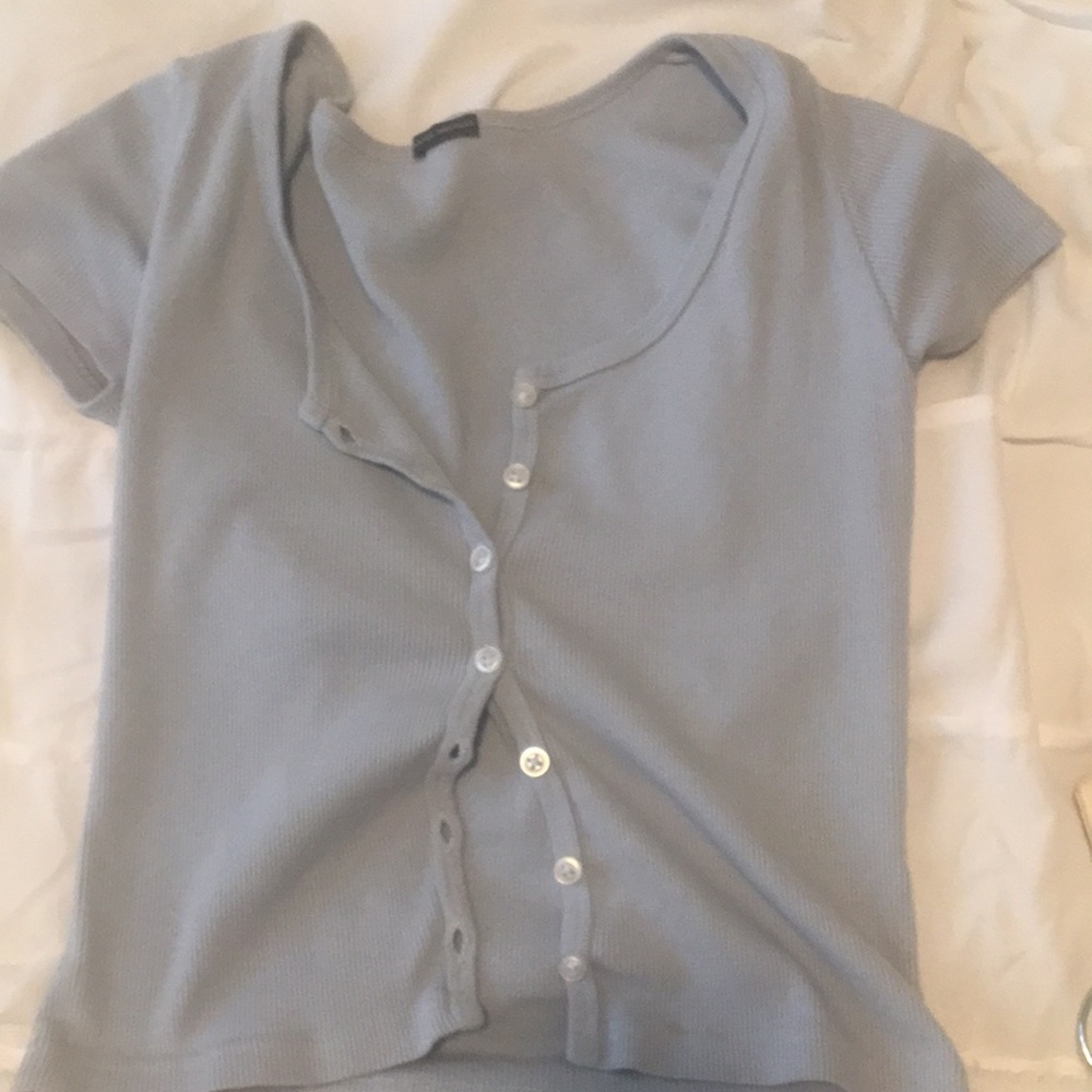 This is a brandy selling top in bluish purple